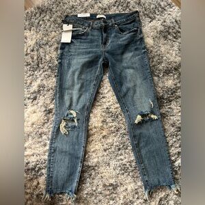 NWT Zara Woman The Skinny in Rostov Blue, jeans, Size 44